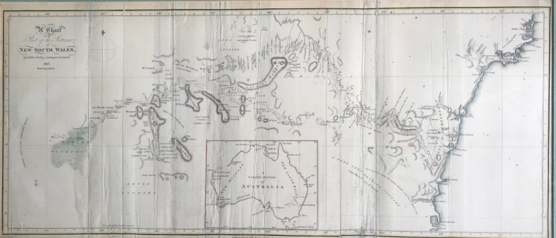 Oxley Map 1815